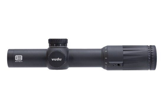 FFP rifle scope with daylight bright dot.